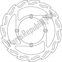 6200110388, Moto Master, Schijf 110388, flame fixed disc 250    , Nieuw