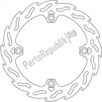 6200110395, Moto Master, Disc 110395, flame fixed disc 256    , New