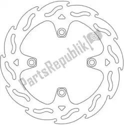 Qui puoi ordinare disco 110430, disco fisso a fiamma 255 da Moto Master , con numero parte 6200110430: