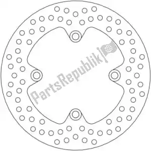 MOTO MASTER 6218110453 disque 110453, disque fixe halo 230 - La partie au fond