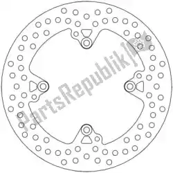 schijf 110475, halo fixed disc 245 van Moto Master, met onderdeel nummer 6218110475, bestel je hier online: