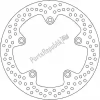 6218110479, Moto Master, Schijf 110479, halo fixed disc 265    , Nieuw