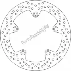 Aqui você pode pedir o disco 110479, disco halo fixo 265 em Moto Master , com o número da peça 6218110479: