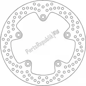 MOTO MASTER 6218110479 disco 110479, disco halo fixo 265 - Lado inferior