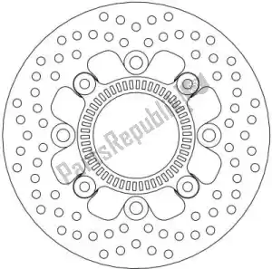 MOTO MASTER 6218110482 schijf 110482, halo fixed disc 220 - Onderkant