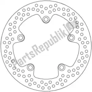 MOTO MASTER 6218110483 schijf 110483, halo fixed disc 240 - Onderkant