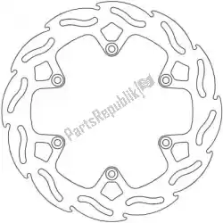 Qui puoi ordinare disco 110513, disco fisso di fabbrica della fiamma 220 da Moto Master , con numero parte 6203110513: