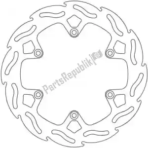 MOTO MASTER 6203110513 disco 110513, disco fisso di fabbrica della fiamma 220 - Il fondo