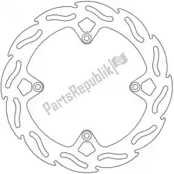 Ici, vous pouvez commander le disque 110516, disque fixe flamme 220 auprès de Moto Master , avec le numéro de pièce 6200110516: