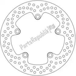 schijf 110529, halo fixed disc 240 van Moto Master, met onderdeel nummer 6218110529, bestel je hier online: