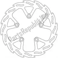 6200110558, Moto Master, Schijf 110558, flame fixed disc 282    , Nieuw