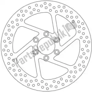 MOTO MASTER 6218110561 disco 110561, disco fixo halo 295 - Lado inferior