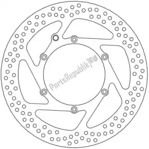 MOTO MASTER 6218110566 disco 110566, disco fijo halo 300 - Lado inferior