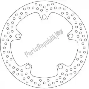 MOTO MASTER 6218110570 schijf 110570, halo fixed disc 320 - Onderkant