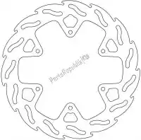 6203110598, Moto Master, Schijf 110598, flame factory fixed disc 245    , Nieuw