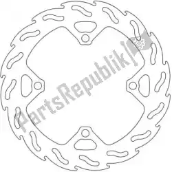 schijf 110599, flame factory fixed disc 240 van Moto Master, met onderdeel nummer 6203110599, bestel je hier online: