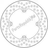 6218110613, Moto Master, Schijf 110613, halo fixed disc 220    , Nieuw