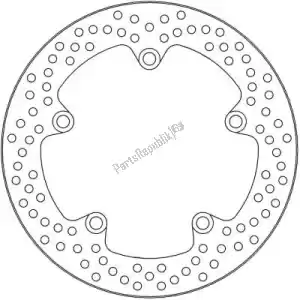 MOTO MASTER 6218110621 disque 110621, disque fixe halo 245 - La partie au fond