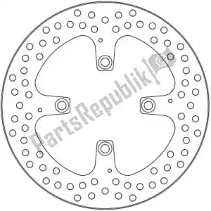 MOTO MASTER 6218110630 disco 110630, disco fixo halo 245 - Lado inferior