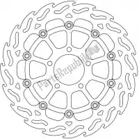 6206112030, Moto Master, Disque 112030, disque alu flottant flamme 310    , Nouveau