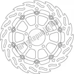 Here you can order the disc 112036, flame floating alu disc 300 from Moto Master, with part number 6206112036: