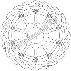 Here you can order the disc 112038, flame floating alu disc 290 from Moto Master, with part number 6206112038: