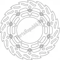 6206112042, Moto Master, Schijf 112042, flame floating alu disc 300    , Nieuw