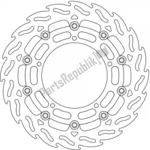 MOTO MASTER 6206112042 tarcza 112042, tarcza aluminiowa p?ywaj?ca p?omieniem 300 - Dół