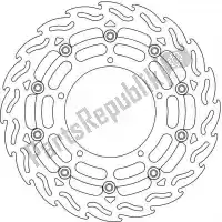 6206112044, Moto Master, Disque 112044, disque alu flottant flamme 320    , Nouveau