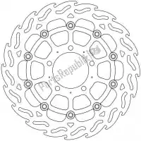 6206112057, Moto Master, Schijf 112057, flame floating alu disc 310    , Nieuw