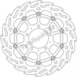 Aqui você pode pedir o disco 112057, disco de alumínio flutuante de chama 310 em Moto Master , com o número da peça 6206112057: