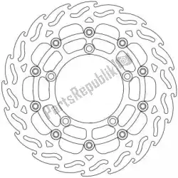 Here you can order the disc 112059, flame floating alu disc 310 from Moto Master, with part number 6206112059: