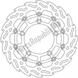 Qui puoi ordinare disco 112060, disco in alluminio flottante a fiamma 310 da Moto Master , con numero parte 6206112060: