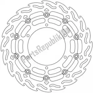 MOTO MASTER 6206112064 tarcza 112064, tarcza aluminiowa p?ywaj?ca p?omieniem 320 - Dół