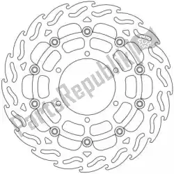 Ici, vous pouvez commander le disque 112068, disque alu flottant flamme 310 auprès de Moto Master , avec le numéro de pièce 6206112068: