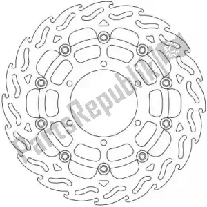 MOTO MASTER 6206112068 disque 112068, disque alu flottant flamme 310 - La partie au fond
