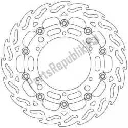 Here you can order the disc 112070, flame floating alu disc 310 from Moto Master, with part number 6206112070: