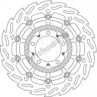 6206112073, Moto Master, Disque 112073, disque alu flottant flamme 300    , Nouveau