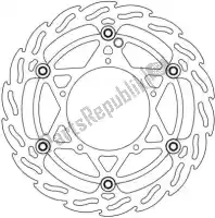 6206112081, Moto Master, Schijf 112081, flame floating alu disc 270    , Nieuw