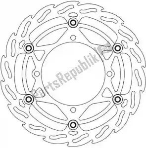 MOTO MASTER 6206112085 disc 112085, flame floating alu disc 270 - Bottom side