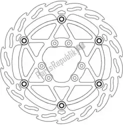 Here you can order the disc 112086, flame floating alu disc 270 from Moto Master, with part number 6206112086: