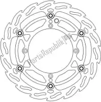 6206112089, Moto Master, Schijf 112089, flame floating alu disc 270    , Nieuw