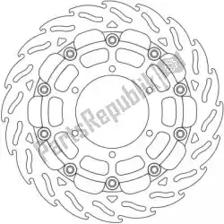 Aqui você pode pedir o disco 112095, série de corrida de chama 5,5 mm em Moto Master , com o número da peça 6215112095: