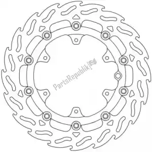 MOTO MASTER 6206112102 disco 112102, llama flotante alu disc 300 - Lado inferior