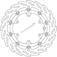 6206112103, Moto Master, Schijf 112103, flame floating alu disc 300    , Nieuw