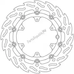 schijf 112103, flame floating alu disc 300 van Moto Master, met onderdeel nummer 6206112103, bestel je hier online: