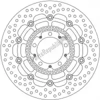 6221112124, Moto Master, Disque 112124, disque alu flottant halo 300    , Nouveau