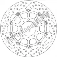 6221112125, Moto Master, Schijf 112125, halo floating alu disc 310    , Nieuw