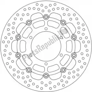 MOTO MASTER 6221112132 disque 112132, disque alu flottant halo 310 - La partie au fond