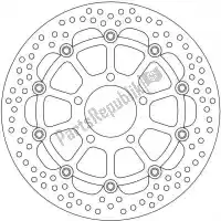 6221112134, Moto Master, Schijf 112134, halo floating alu disc 290    , Nieuw